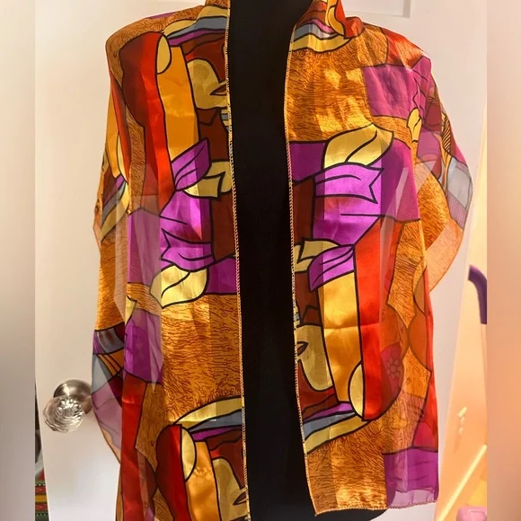 Vintage Scarf Picasso art print - Picture 1 of 10